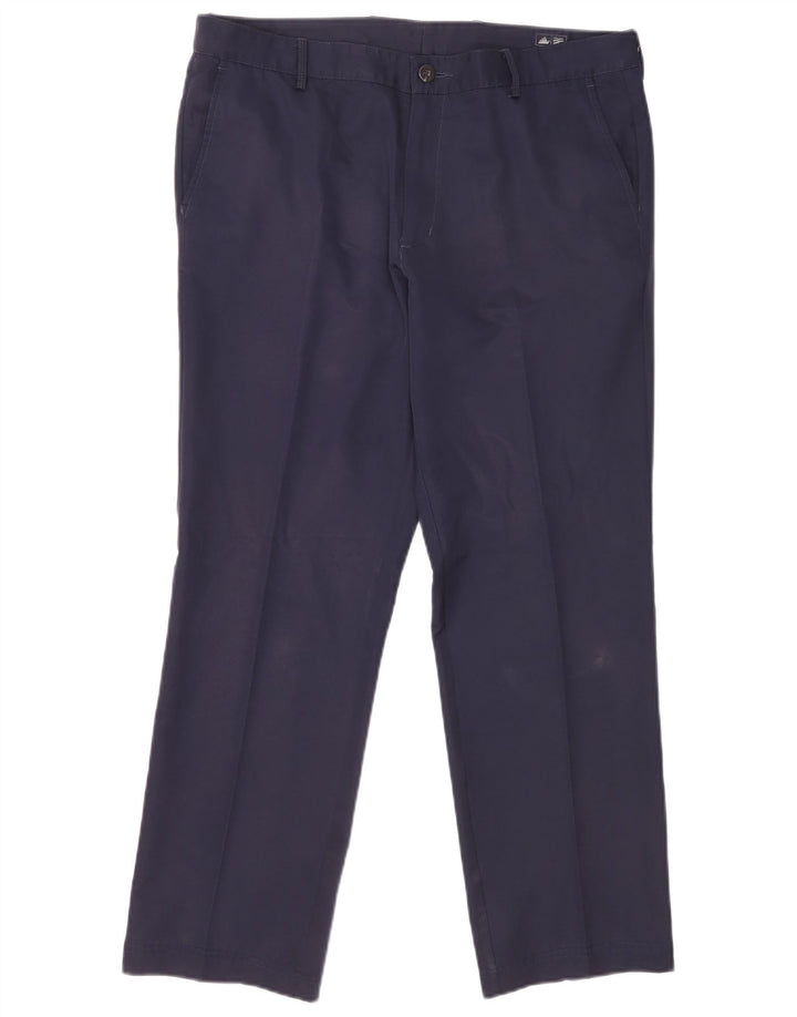 Adidas muške Climalite chino hlače W36 L29 tamnoplavi poliester