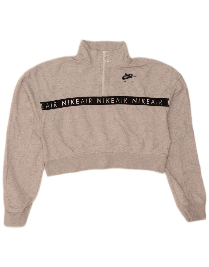 Nike Ženska Nike Air Graphic Sweatshirt majica UK 14 srednje siva