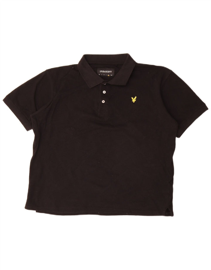 Lyle & Scott muška polo majica XL crni pamuk