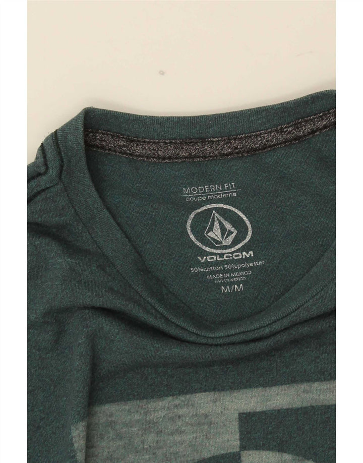 Volcom muška majica kratkih rukava modernog kroja, srednji zeleni pamuk