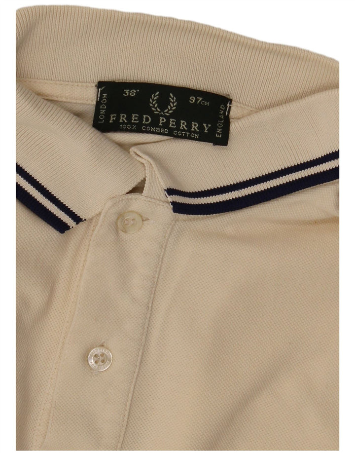 Fred Perry muška polo majica mala, bež pamuk
