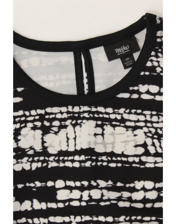 MOSSIMO ženska haljina A-kroja bez rukava UK 10 Mala crna s mrljama