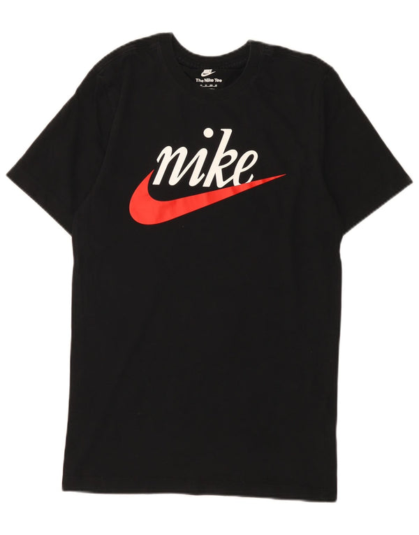 Nike muška majica s grafičkim motivima XS crni pamuk