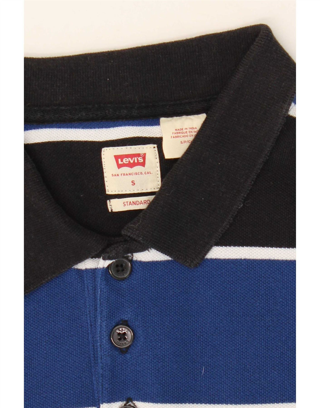 Levi's muška standardna polo majica na male plave pruge