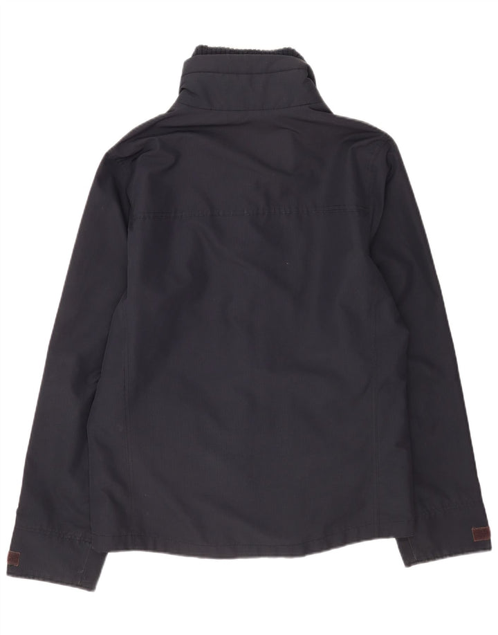 Hollister muška kišna jakna UK 40 veliki mornarsko plavi poliester