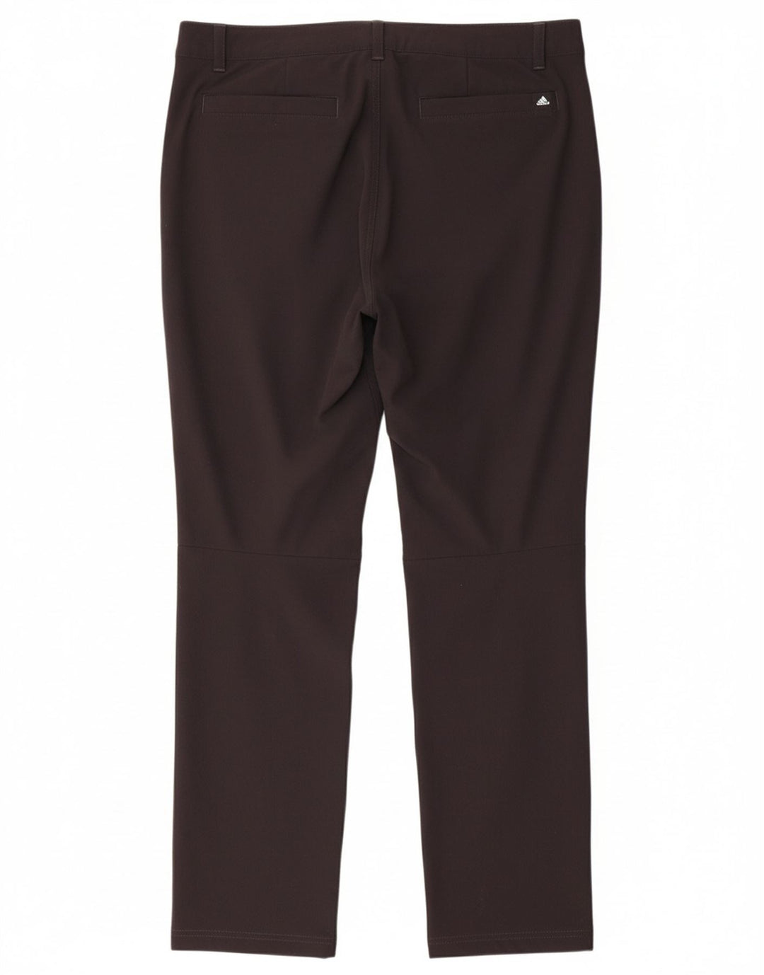 ADIDAS Mens Slim Chino Trousers W38 L31 Black Polyamide