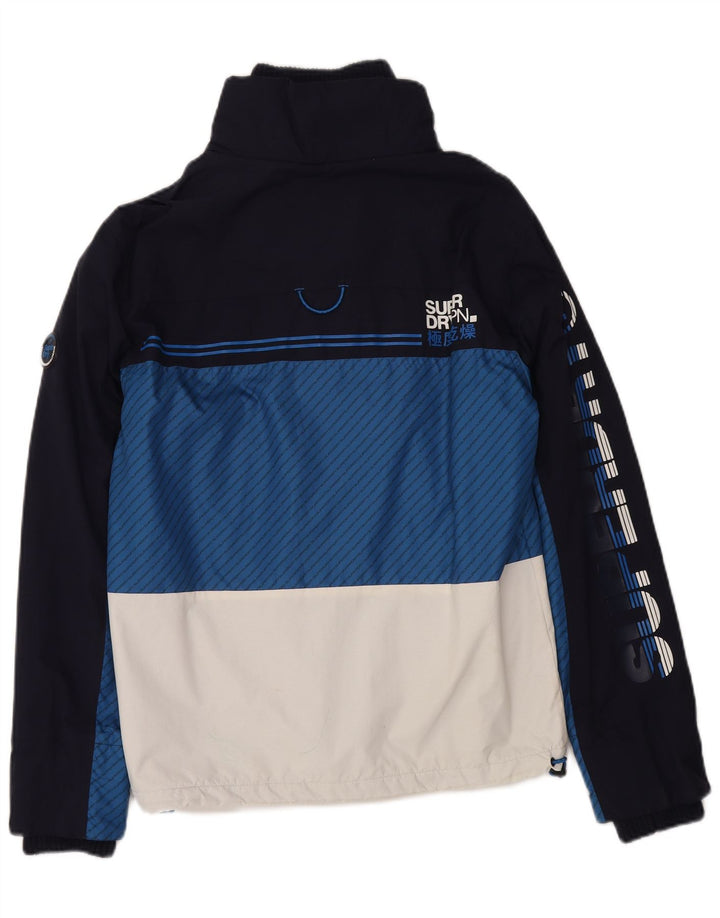 Superdry Mens Windtrekker Windbreaker Jakna UK 38 srednje tamnoplava