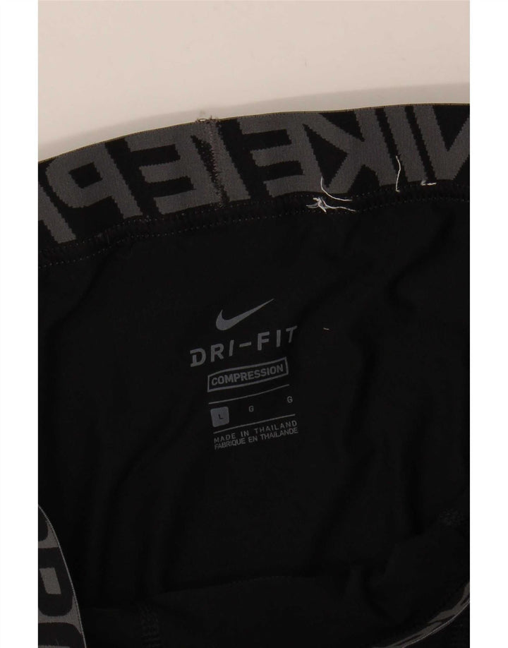 Nike muške Dri Fit grafičke tajice velike crne