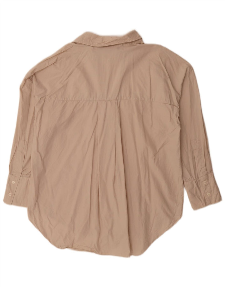 Zara ženska prevelika košulja UK 10 Small Beige