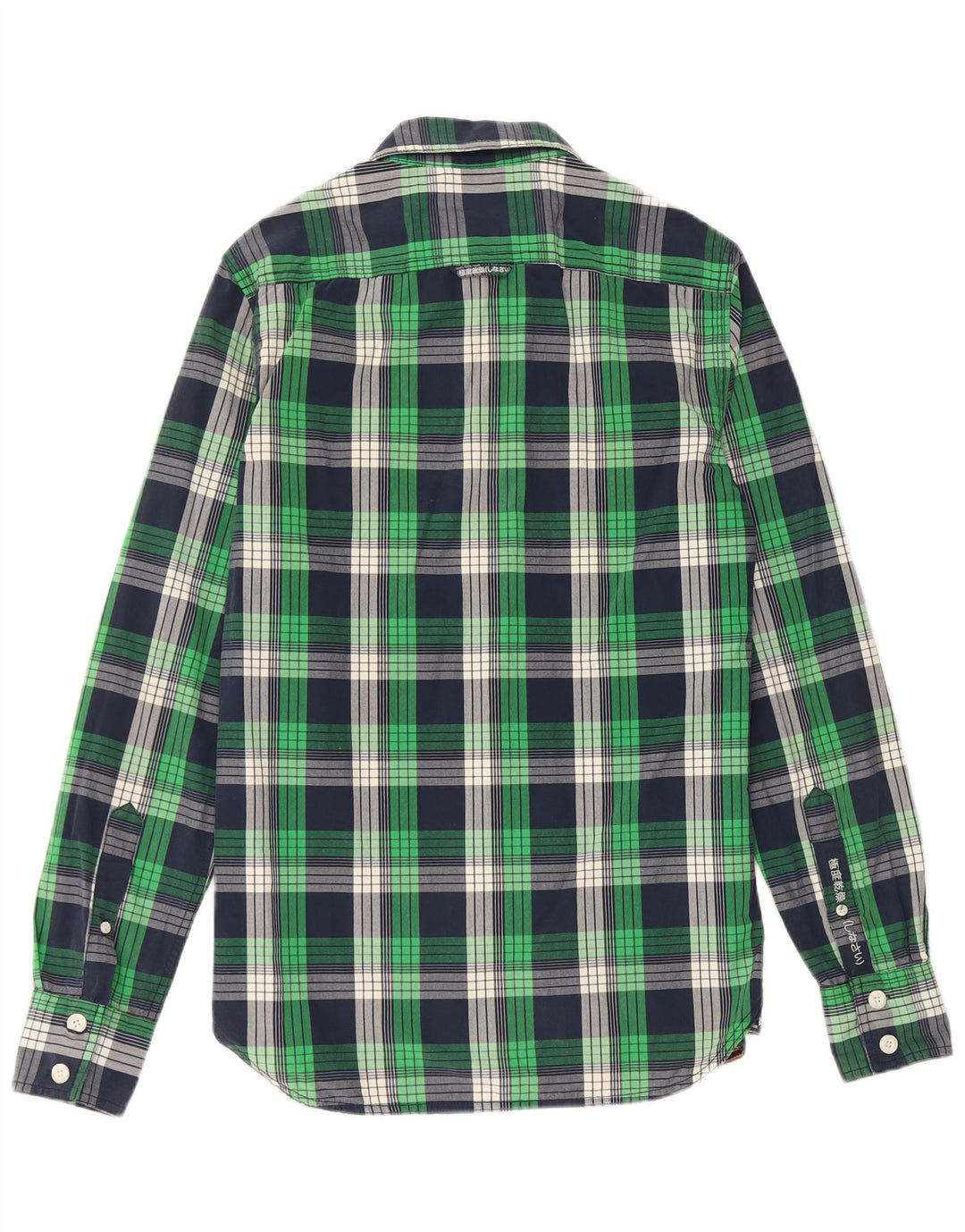 Superdry muška košulja Srednje zelena karirana pamuk