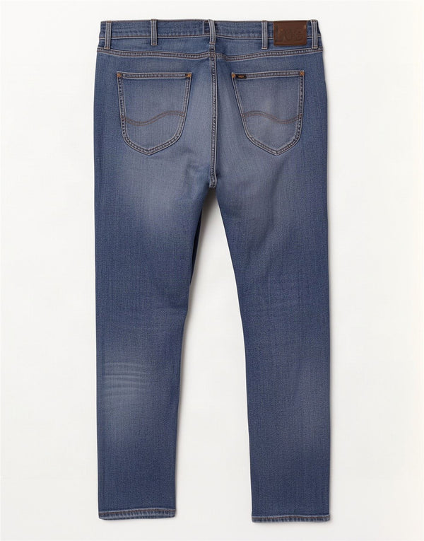 Lee Mens Luke Tapered Slim Jeans W36 L34 Plavi pamuk