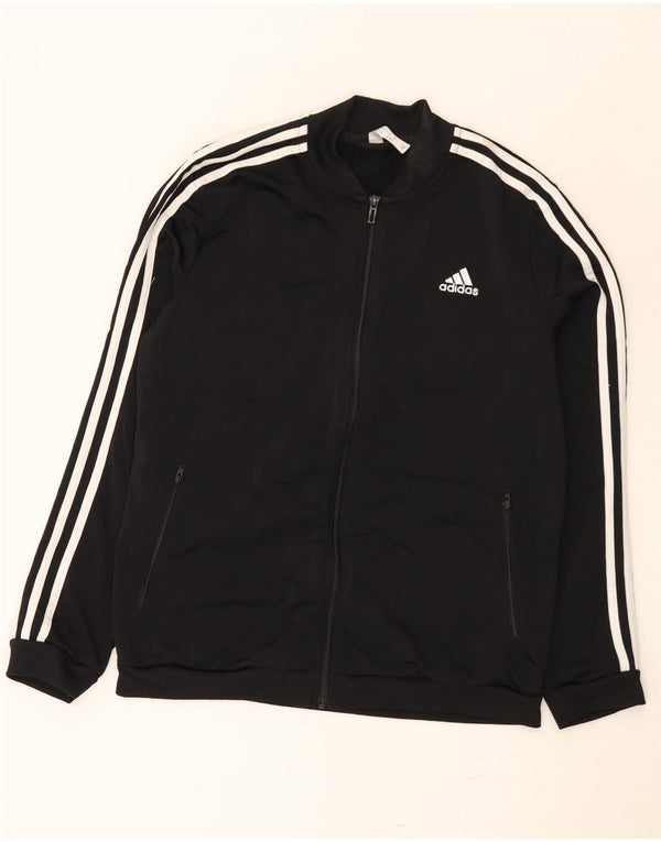 Adidas ženska gornja jakna trenirke UK 16/18 veliki crni poliester