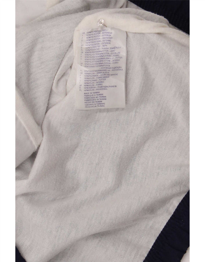 Reebok ženska gornja jakna za trenirku UK 12 Medium Navy Blue Colourblock