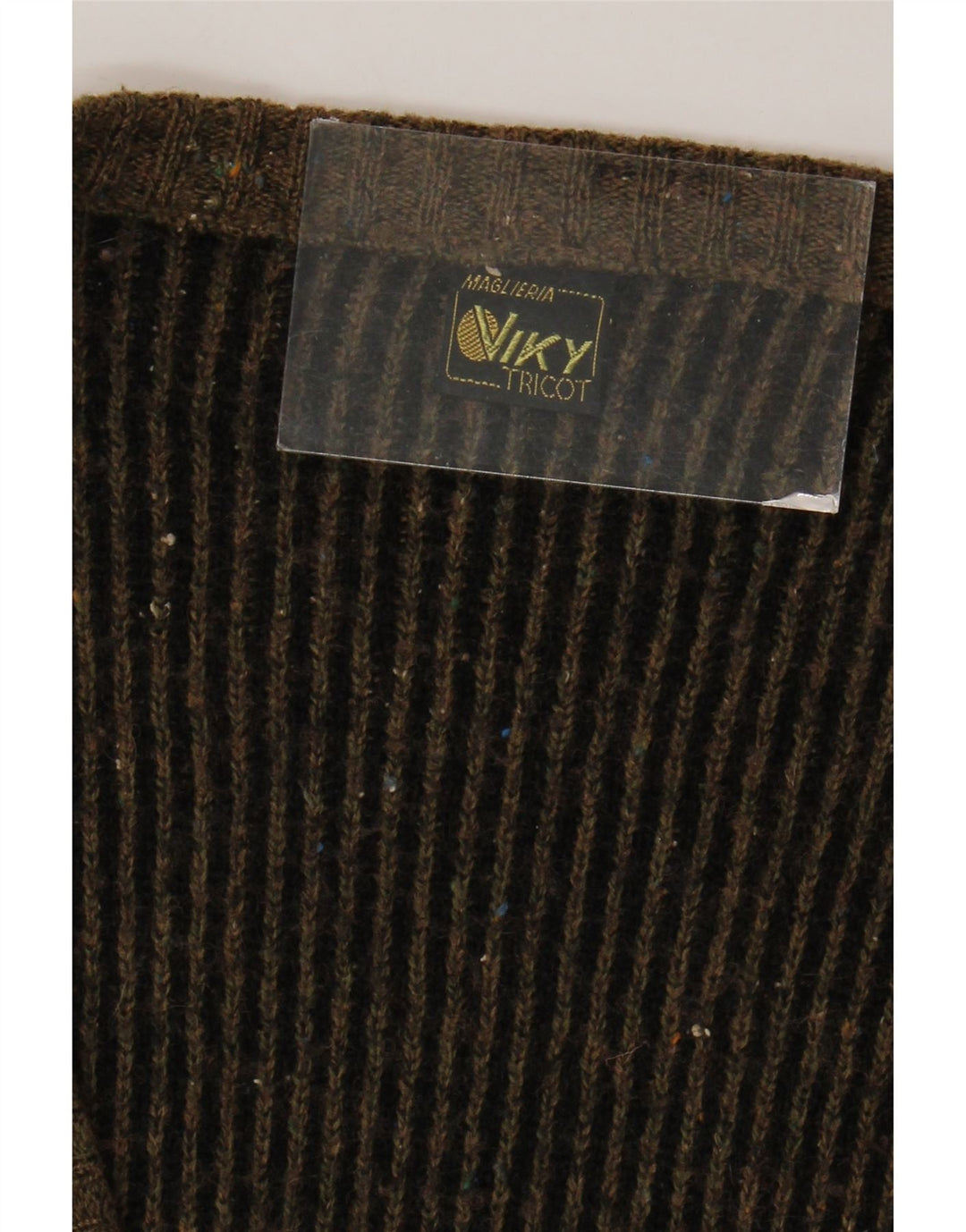 Viky Tricot Muški kardigan pulover IT 52 Large Brown Geometric