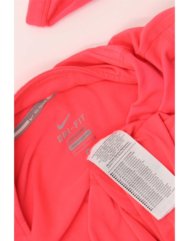 Nike Ženska trenirka Dri Fit Zip Neck Top UK 12 Medium Pink