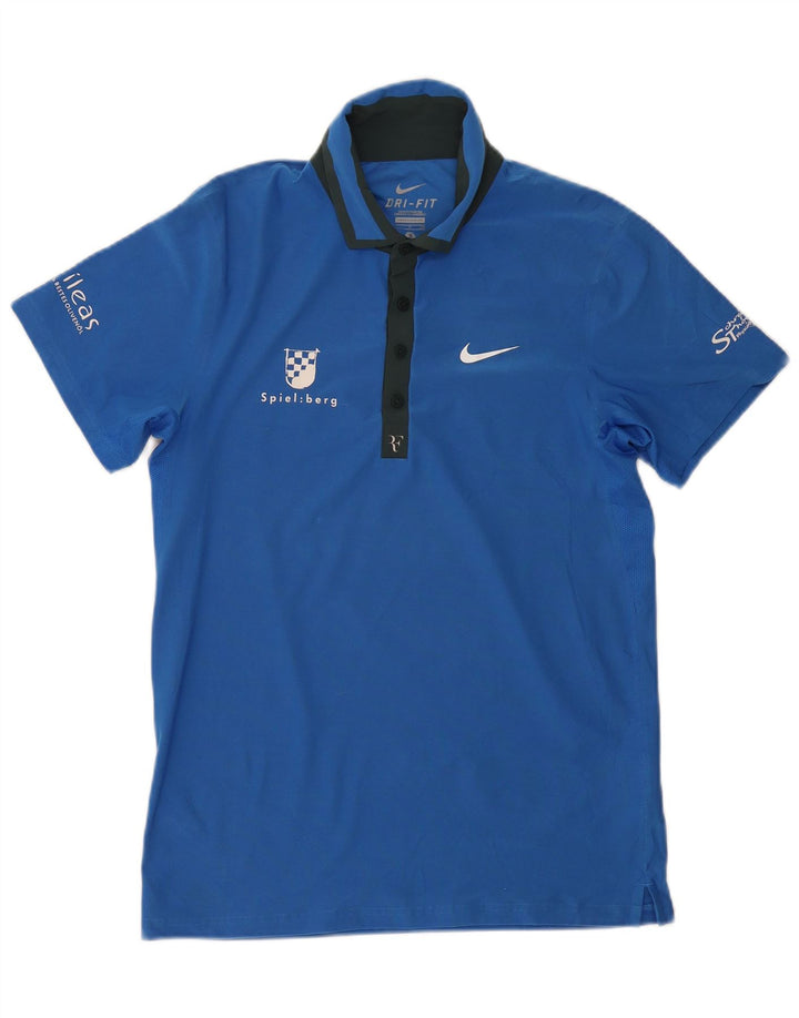 NIKE muška Dri Fit polo majica mala plava poliester