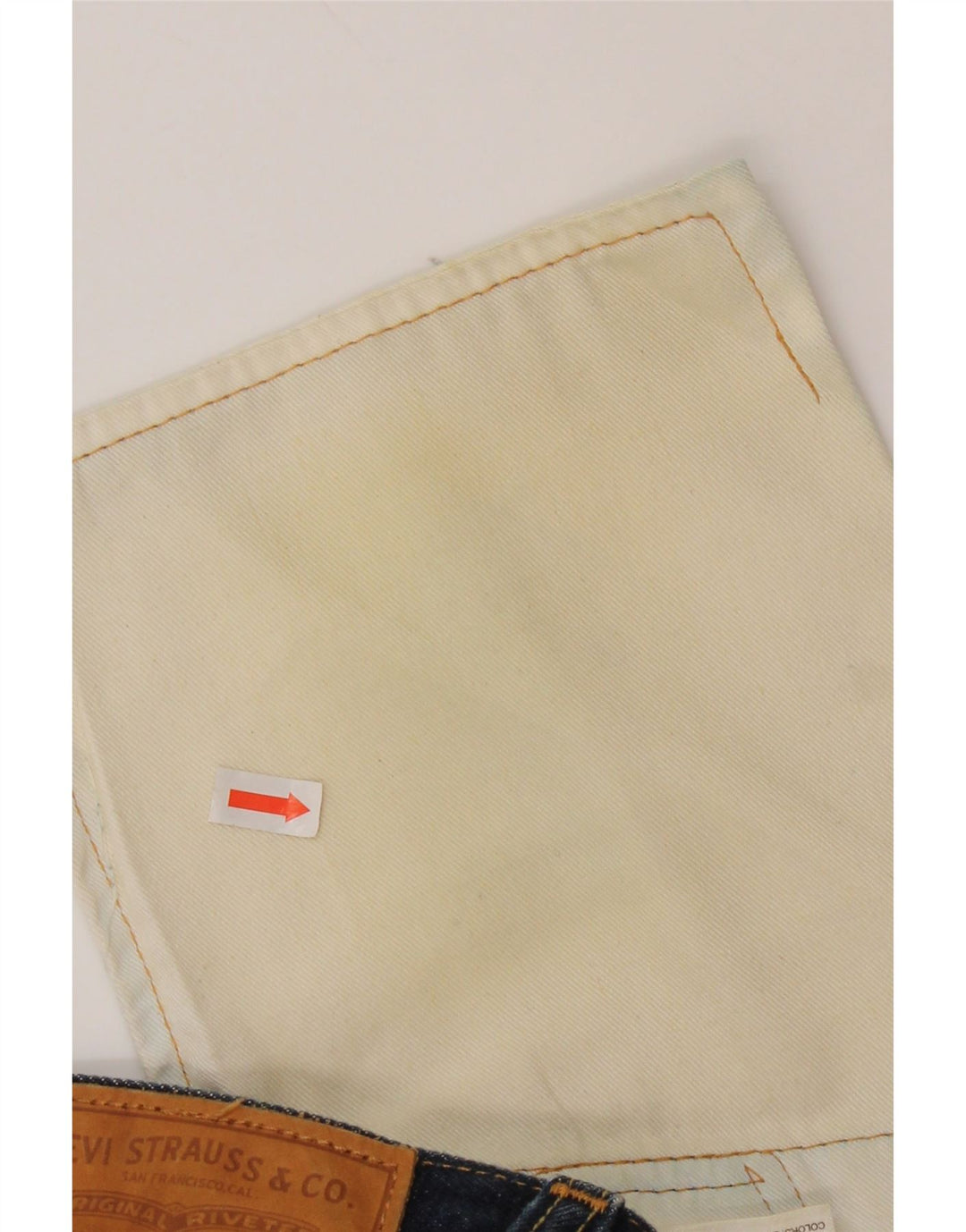 Levi's muške 502 sužene traperice W32 L32 tamnoplavi pamuk