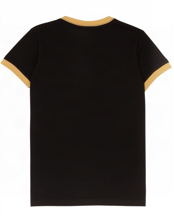 Nike Girls Graphic T-Shirt Top 12-13 Years Large Black Cotton