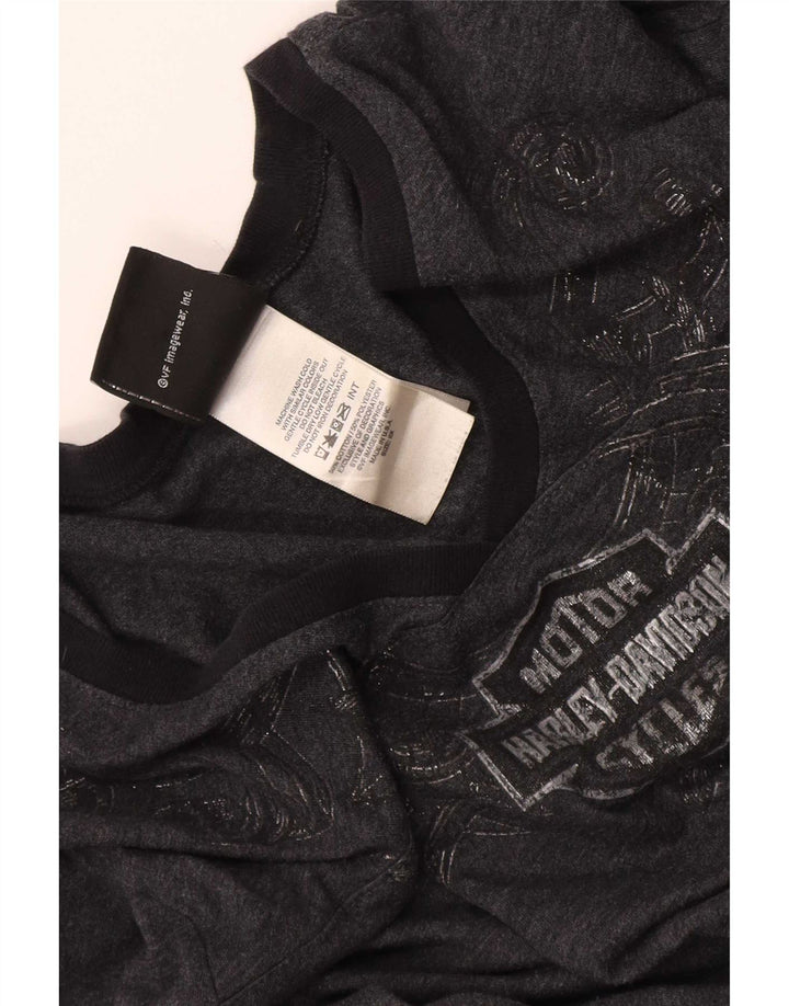 Harley Davidson ženska majica dugih rukava UK 20 2XL sivi pamuk