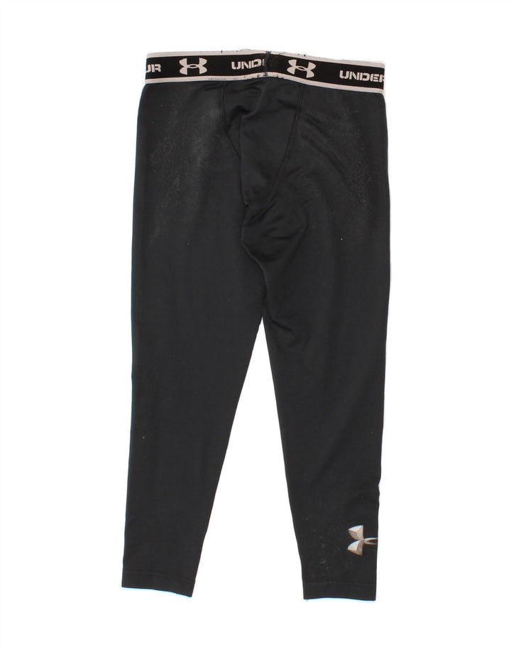 UNDER ARMOUR Girls Leggings 12-13 Years Medium  Black Vintage Under Armour and Second-Hand Under Armour from Messina Hembry 