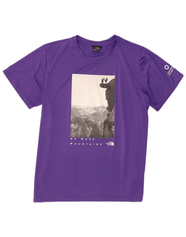 The North Face Ženska majica kratkih rukava s grafičkim motivima UK 20 2XL Ljubičasti poliester