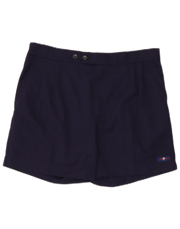 Vintage muške chino kratke hlače velike W36 tamnoplavi poliester