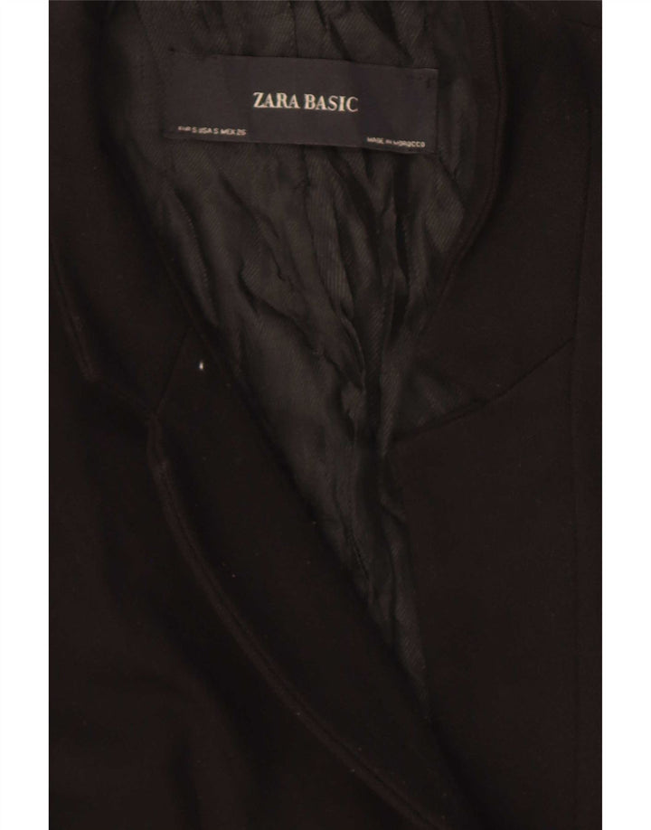 Zara ženska duga jakna jakna UK 10 mala crna