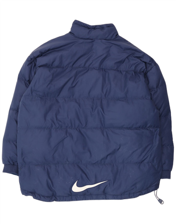 Nike muška podstavljena jakna UK 44 2XL tamnoplavi poliester
