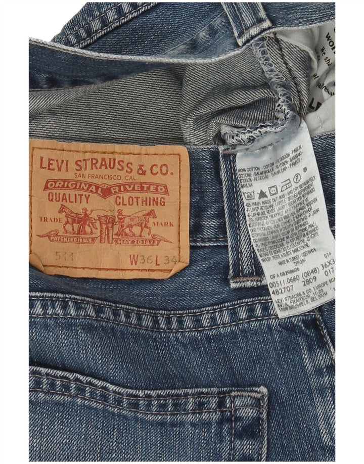 Levi's ženske 511 uske traperice W36 L27 plavi pamuk