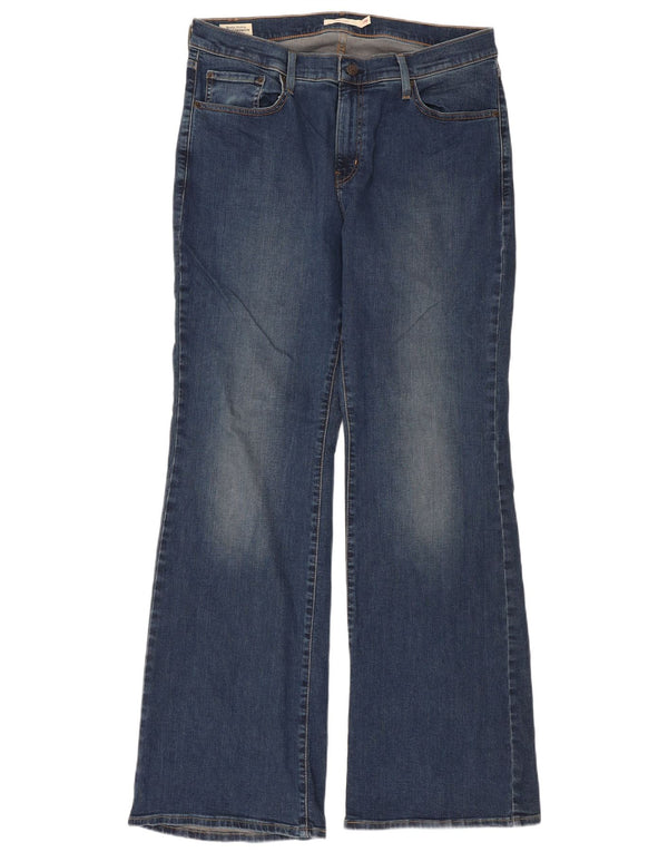 Levi's ženske 726 lepršave traperice US 14 XL W36 L33 plavi pamuk