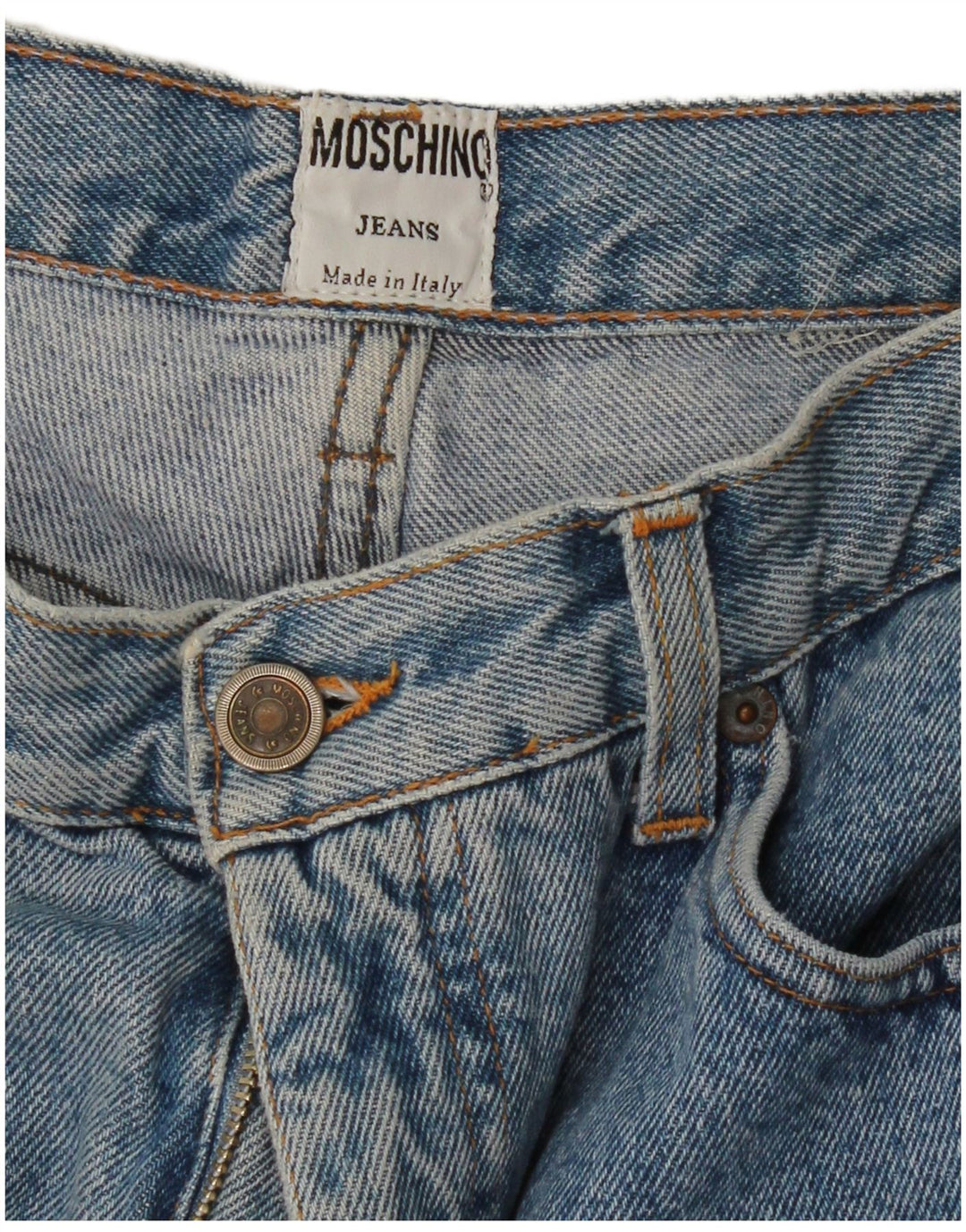 Moschino ženske sužene traperice W28 L30 Plave