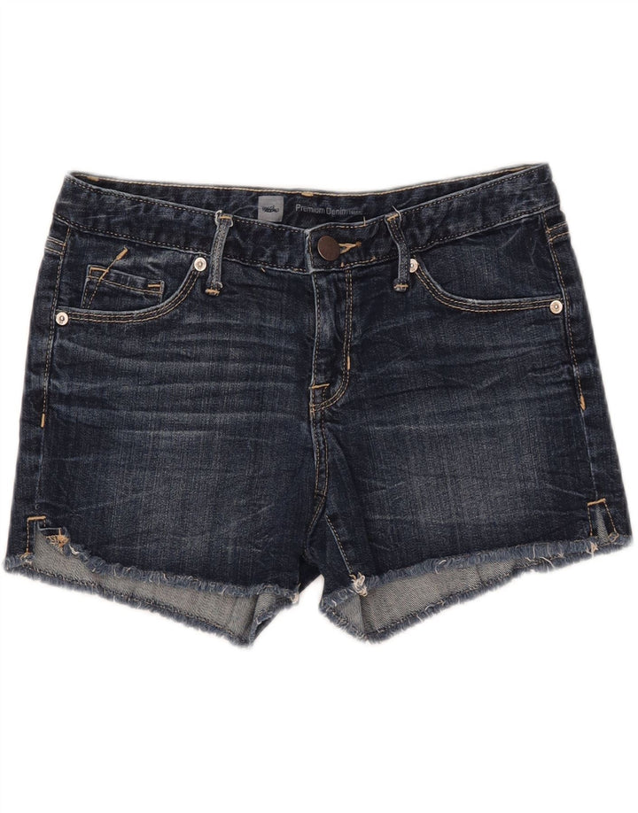 MOSSIMO Womens Denim Shorts US 4 Small W27  Navy Blue Cotton Vintage Mossimo and Second-Hand Mossimo from Messina Hembry 