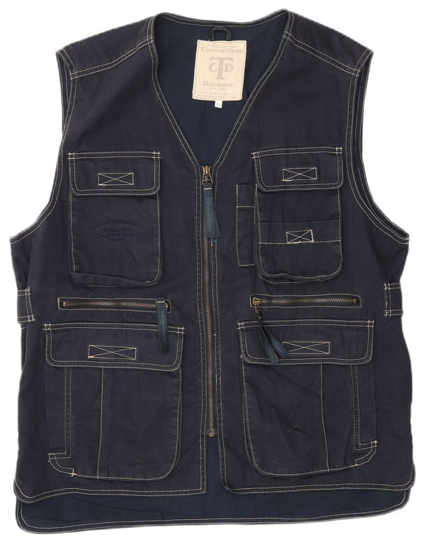 Dolomite Mens Utility Gilet UK 40 Large Tavy Blue Pamuk