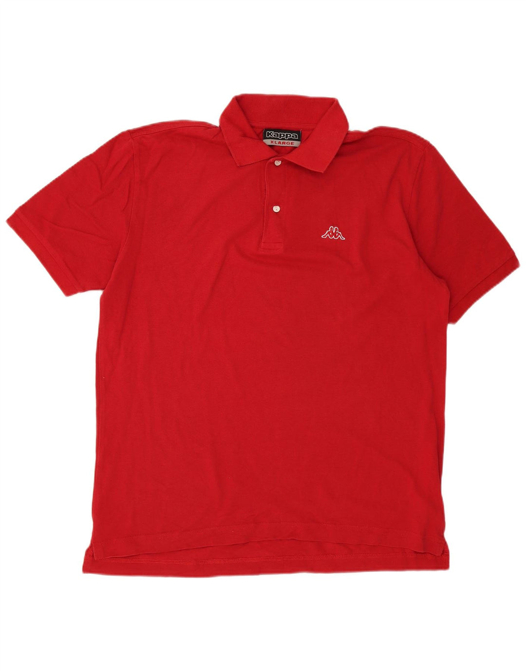 KAPPA Mens Polo Shirt XL Red Cotton