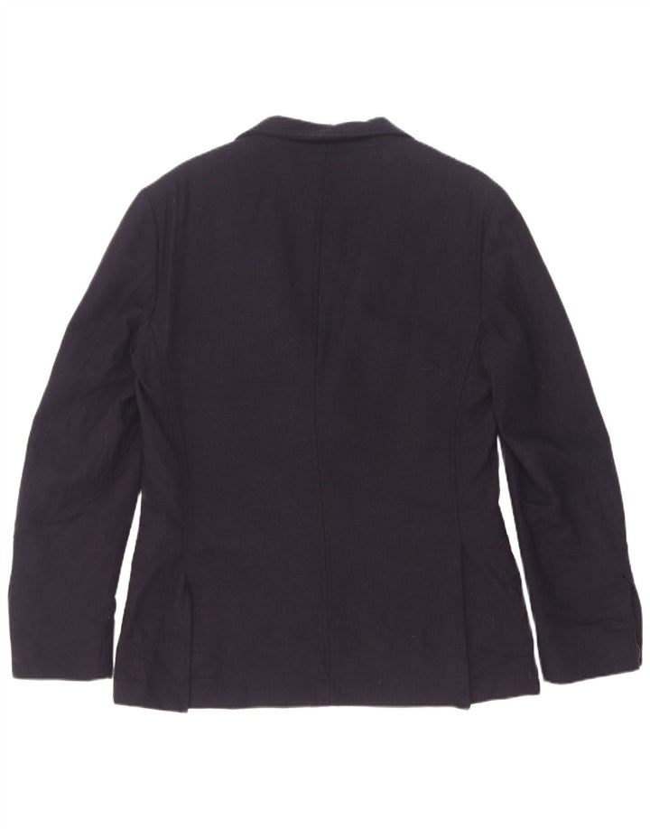 Massimo Dutti muška jakna s 2 gumba EU 48 srednje tamnoplava vuna