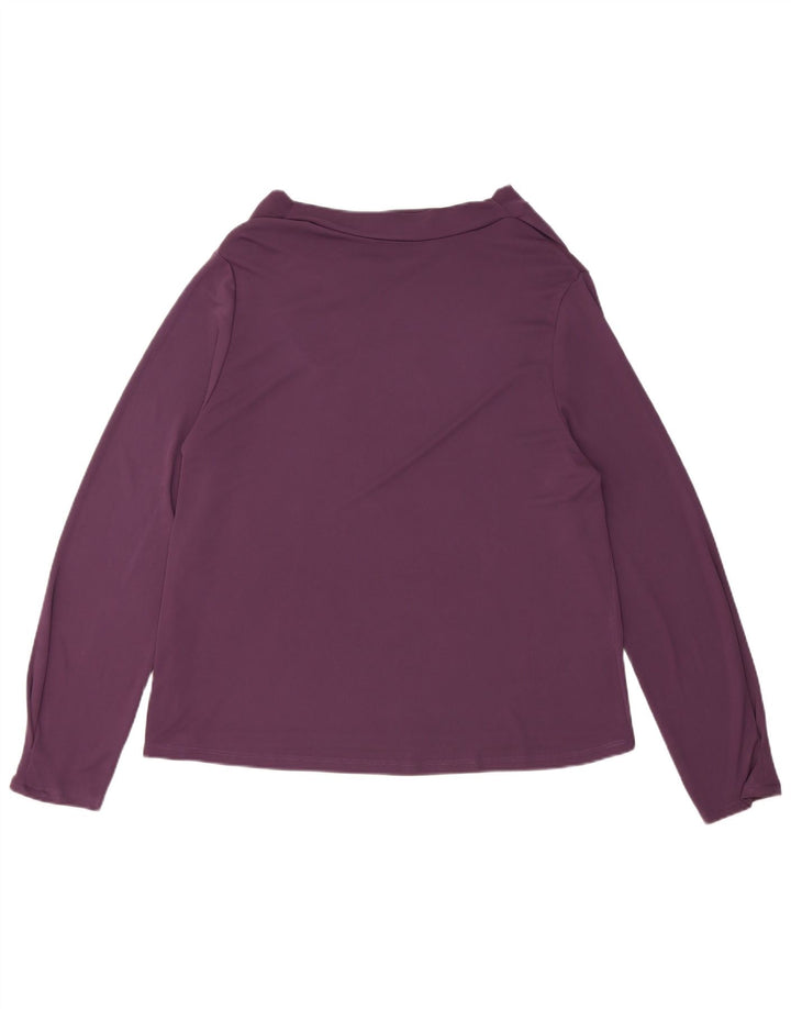 Obična ženska majica dugih rukava Zara UK 18 XL ljubičasta
