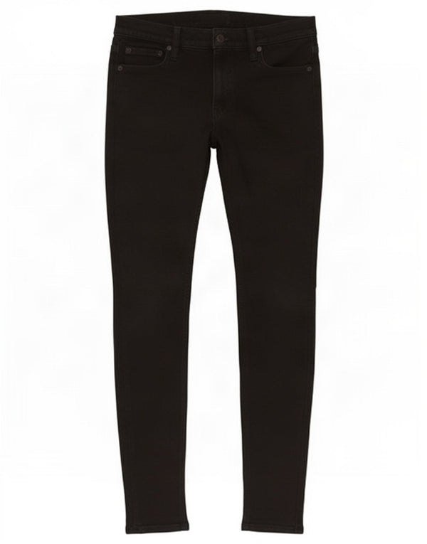 Hollister Mens Extreme Skinny Jeans W34 L32 Black Cotton