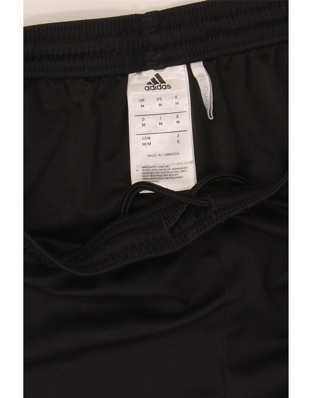 Adidas muške sportske kratke hlače Climalite srednje crne boje od poliestera