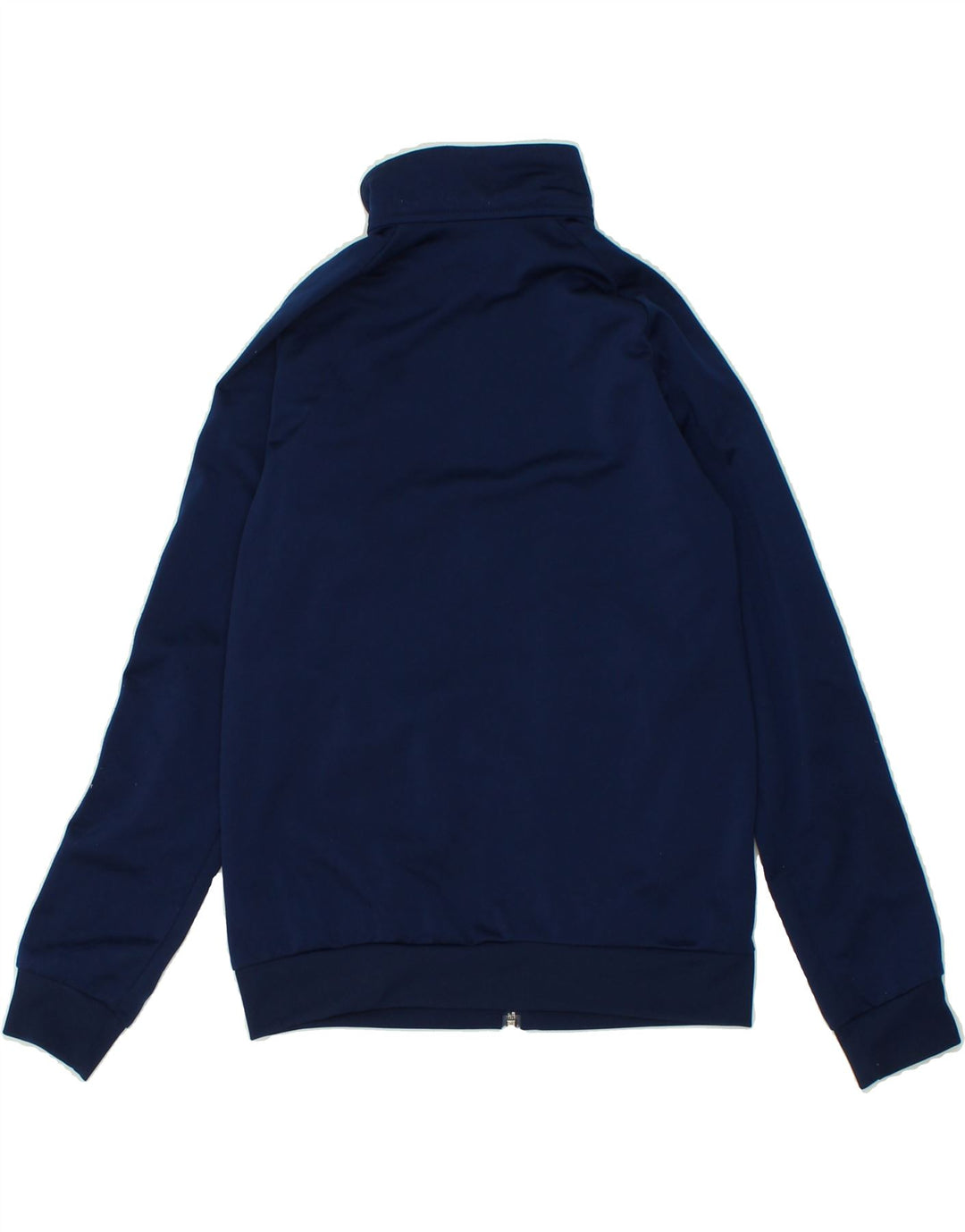 ADIDAS Boys Graphic Tracksuit Top Jacket 11-12 Years Navy Blue Polyester Vintage Adidas and Second-Hand Adidas from Messina Hembry 