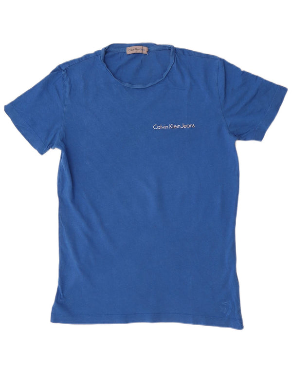 Calvin Klein Jeans Muška majica kratkih rukava Mali plavi pamuk