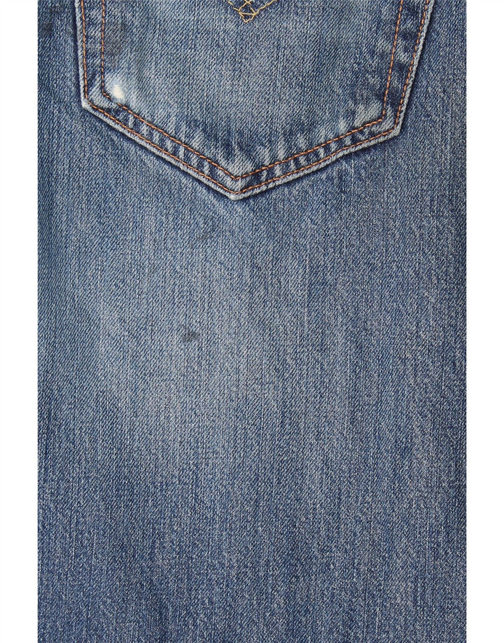 Levi's muške 501 ravne traperice W36 L30 plavi pamuk