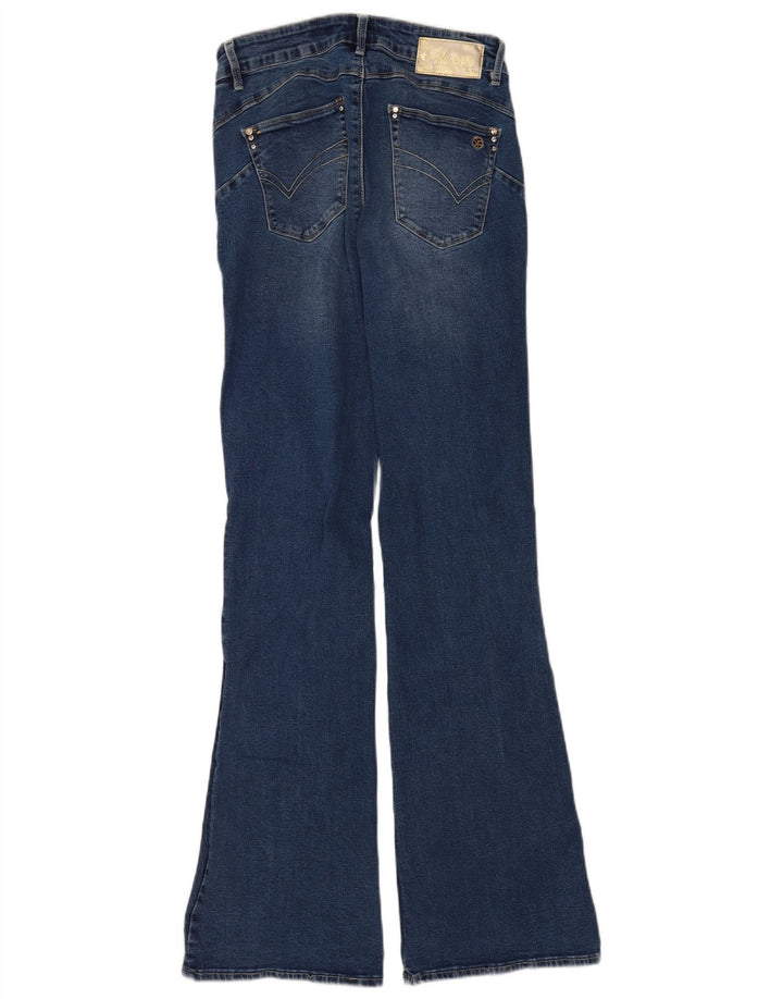 Sandro Ferrone Ženske lepršave traperice IT 44 srednje W26 L32 plavi pamuk