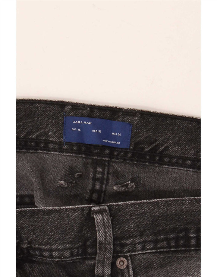 Zara muške traper kratke hlače EU 46 XL W36 sive