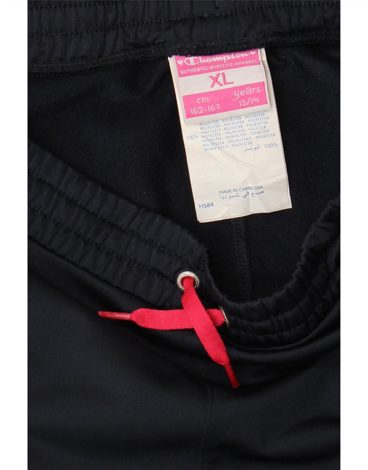 CHAMPION Trenirka za djevojčice Hlače Joggers 13-14 godina XL tamnoplave