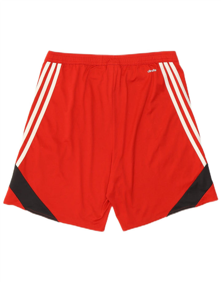 Adidas muške Climalite sportske kratke hlače srednje crvene boje od poliestera