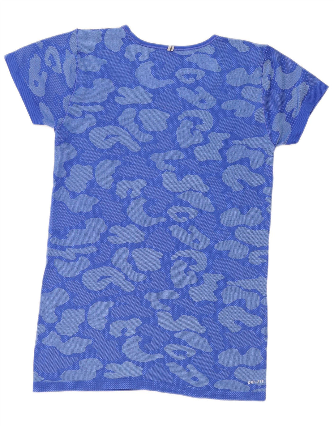 NIKE ženska majica kratkih rukava Dri Fit UK 10 Small Blue Camouflage