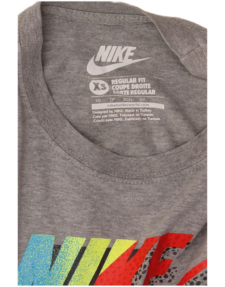 NIKE Muška majica kratkih rukava regularnog kroja XS siva