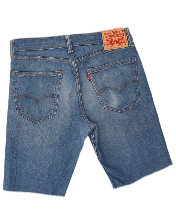 Levi's muške kratke traper hlače 511 W31 srednje plave