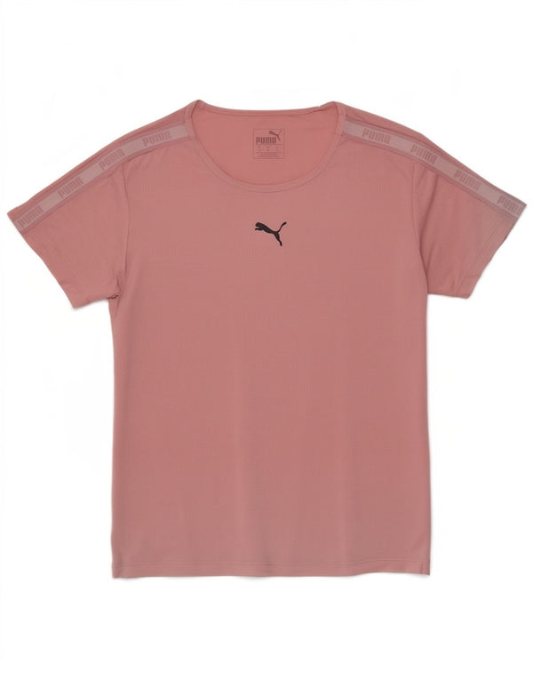 Puma ženska majica kratkih rukava slobodnog kroja UK 4 XS, ružičasti poliester