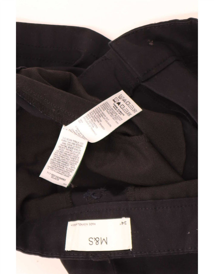 Marks & Spencer muške kargo kratke hlače W34 veliki crni pamuk